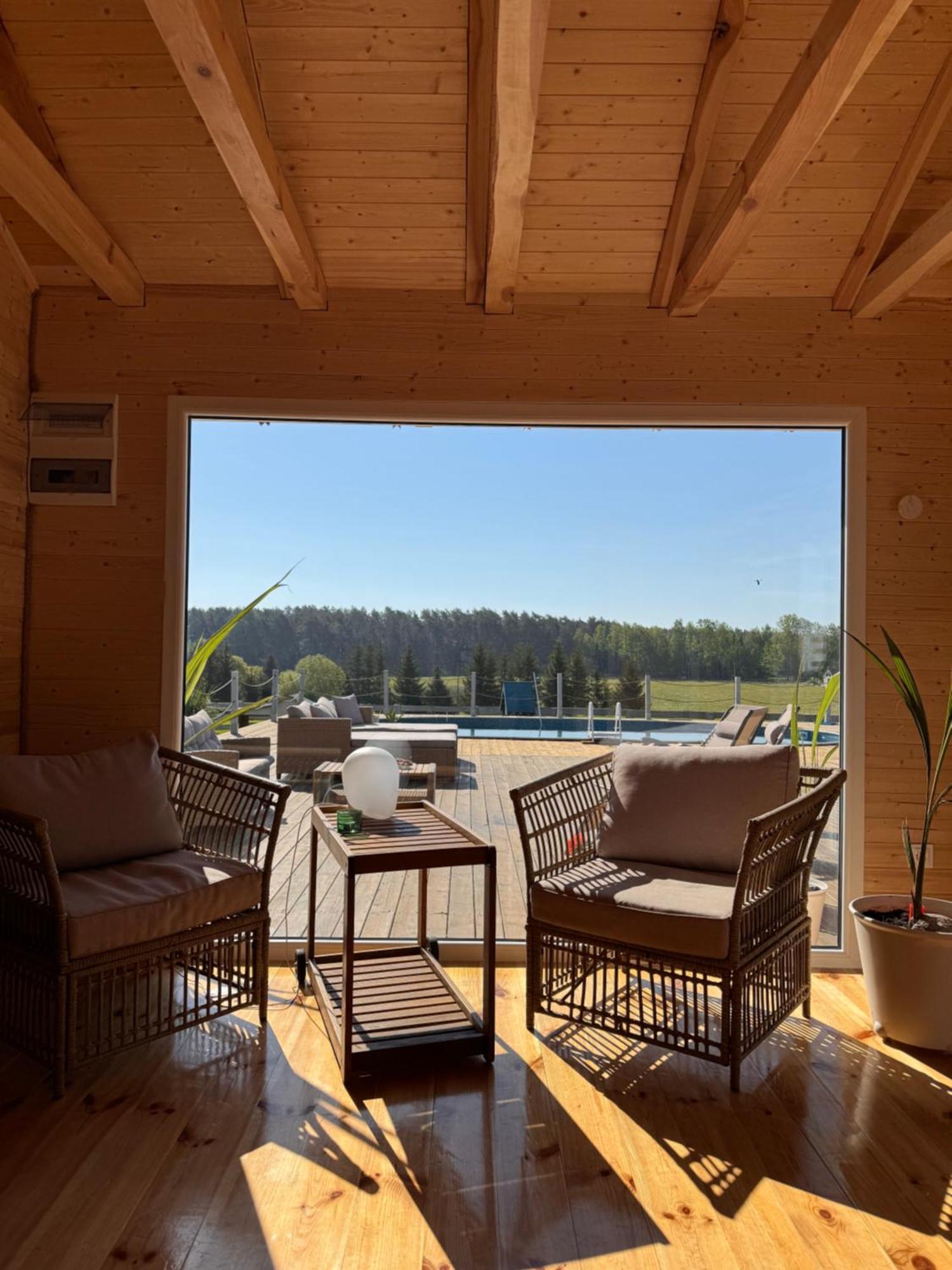 Gizycko-Przerwanki Domki Widok Na Mazury Dış mekan fotoğraf